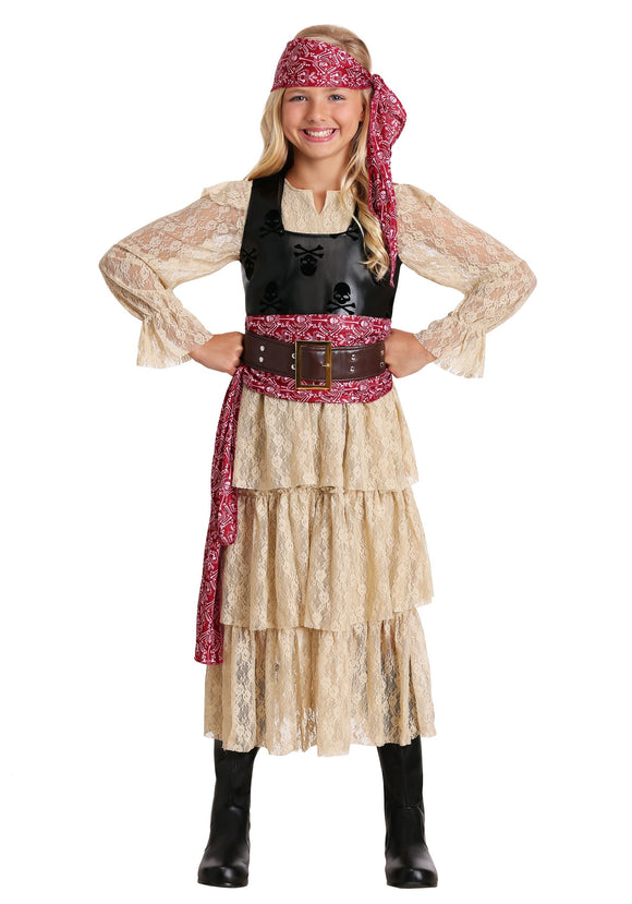 Sweet Swashbuckler Costume for Girls