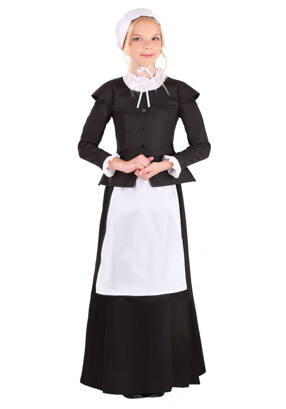 Thankful Pilgrim Girl's Costume