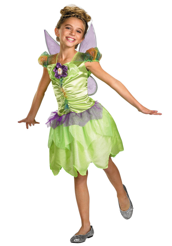 Girls Tinker Bell Rainbow Costume