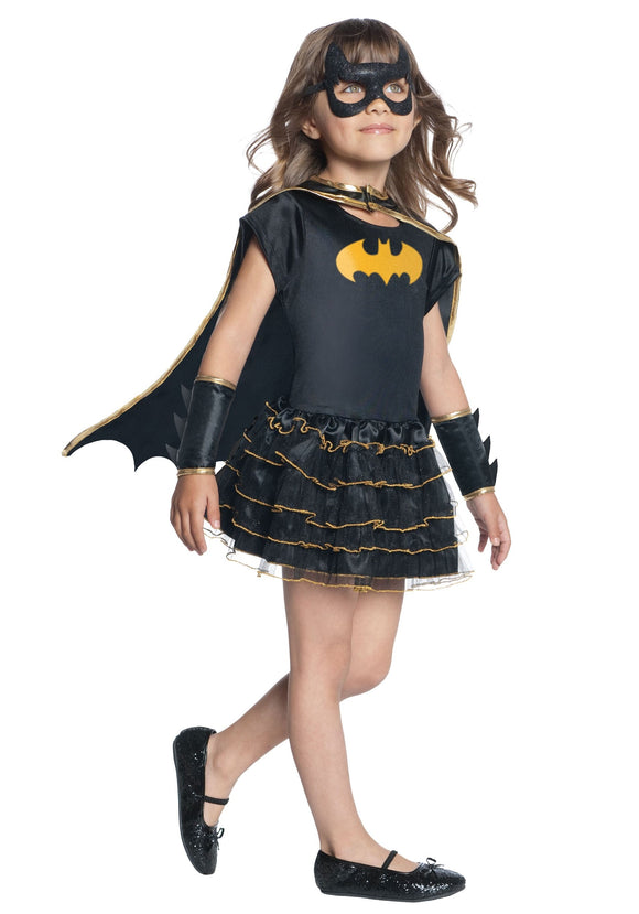 Girls Toddler Batgirl Dressup Caped Costume Dress