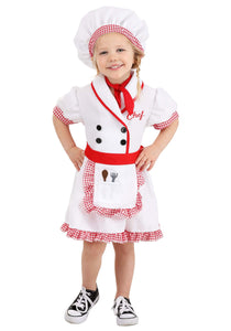 Toddler Fresh Chef Girl's Costume