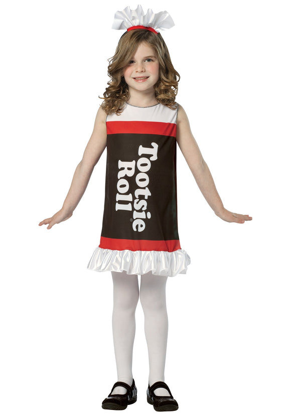 Girls Tootsie Roll Costume Dress