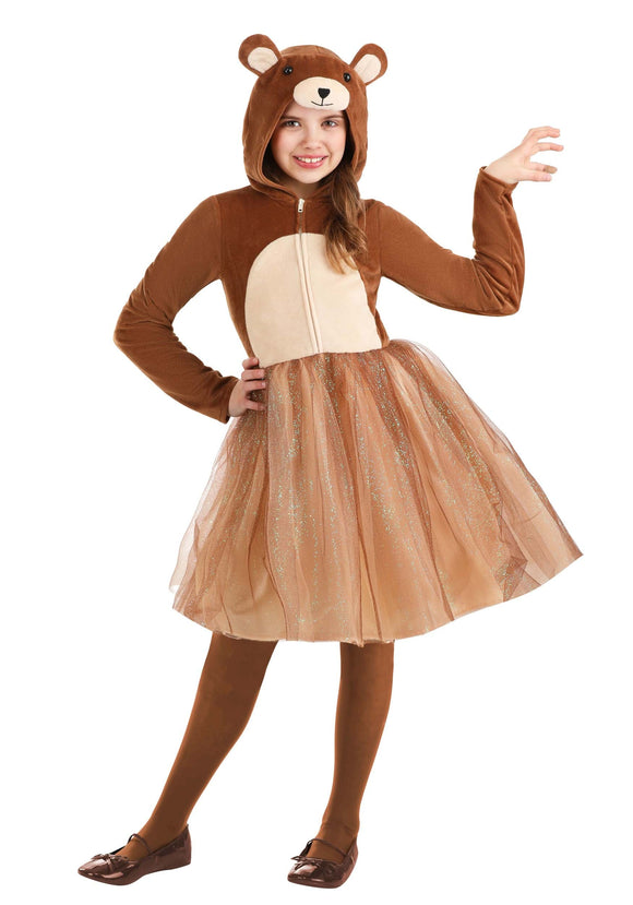 Tutu Bear Girl's Costume