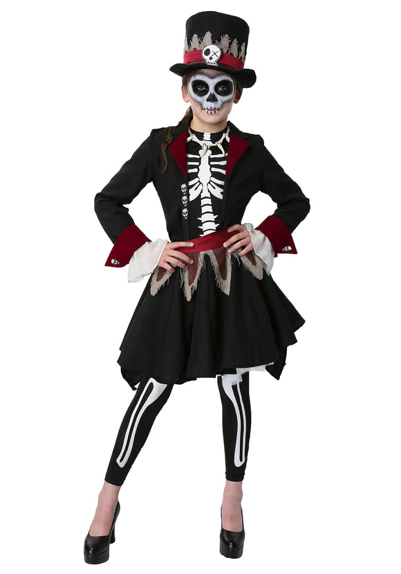 Voodoo Skeleton Girl's Costume