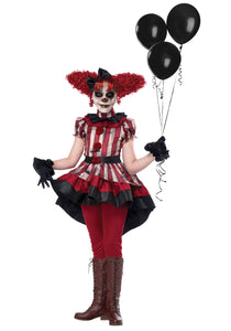 Wicked Clown Costume for Girls
