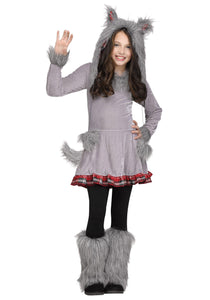 Girl's Wolf Cub Costume