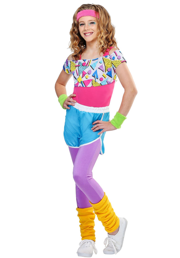 Work It Out 80s Costume for Girls
