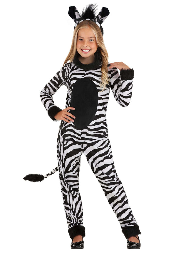 Zebra Girl's Costume