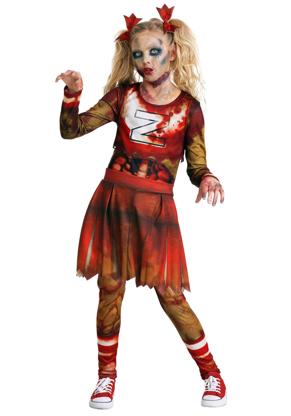 Zombie Cheerleader Girl's Costume