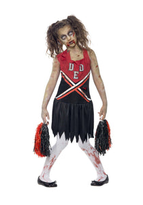 Zombie Cheerleader Costume for Girl's