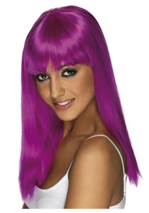 Glamourama Neon Purple Wig