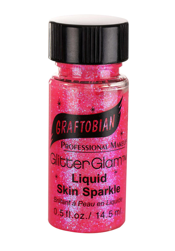 GlitterGlam Pink Liquid Glitter 0.5oz Makeup