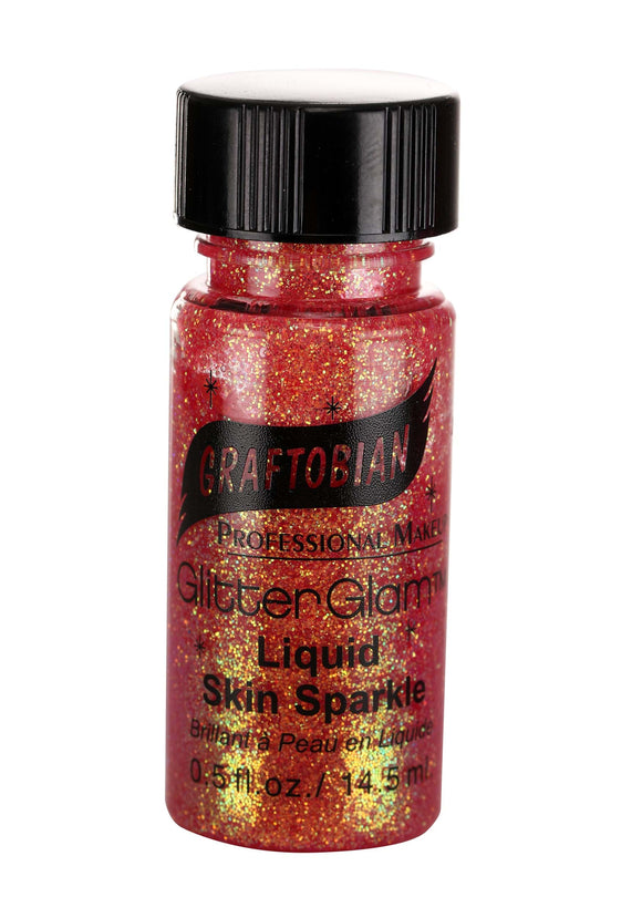 GlitterGlam .5oz Red Liquid Glitter Make Up