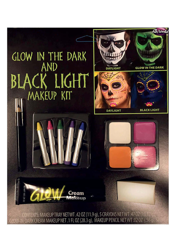 Blacklight/Glow in the Dark Makeup Kit