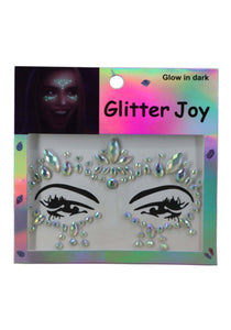 Glow in the Dark Facial Jewels