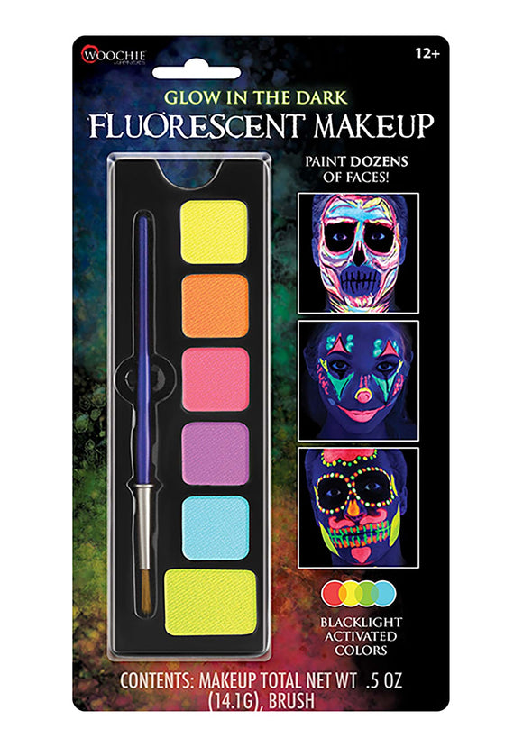 Glow in the Dark Fluorescent Makeup