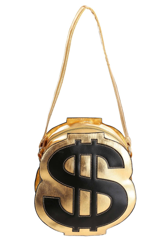 Dollar Sign Gold Purse