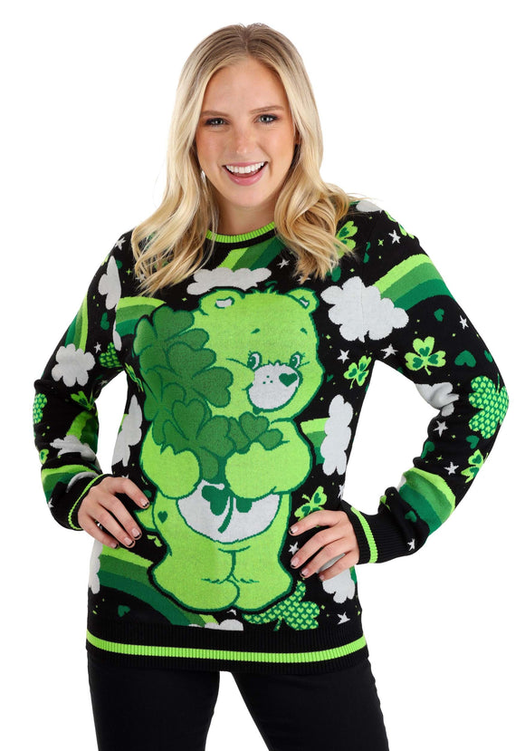 Good Luck Bear Care Bears Saint Patrick's Day Sweater