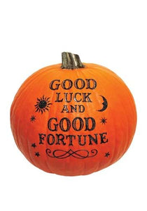 Good Luck Glitter Sticker Pumpkin Kit