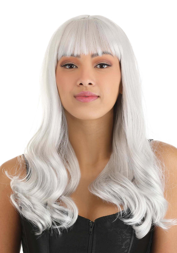 Full Wavy Gray Wig