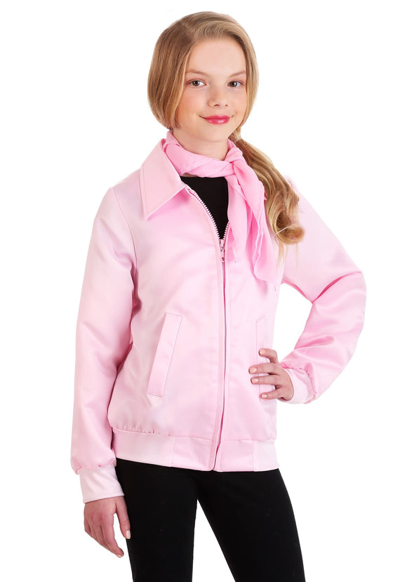 Grease Pink Ladies Costume Jacket for Girls