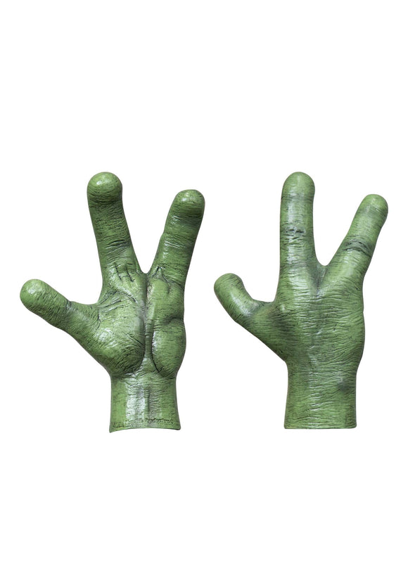 Adult Green Alien Hands