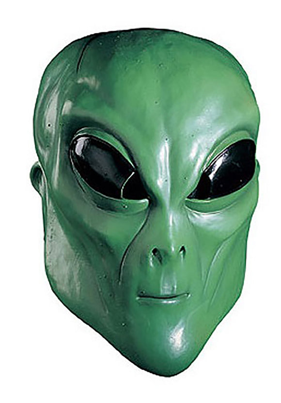 Green Alien Mask - Adult Alien Halloween Masks