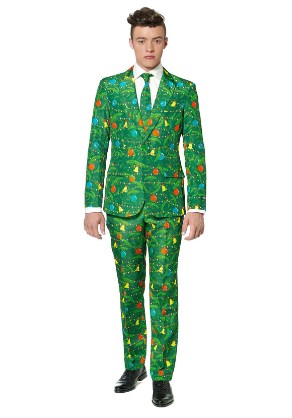 Green Christmas Tree Suitmeister Suit for Men