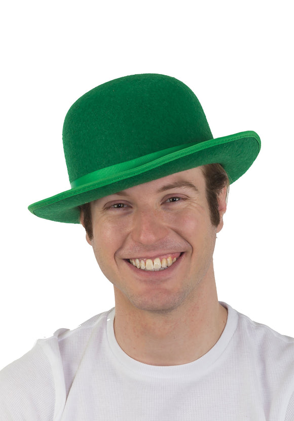 Green Derby Bowler Hat