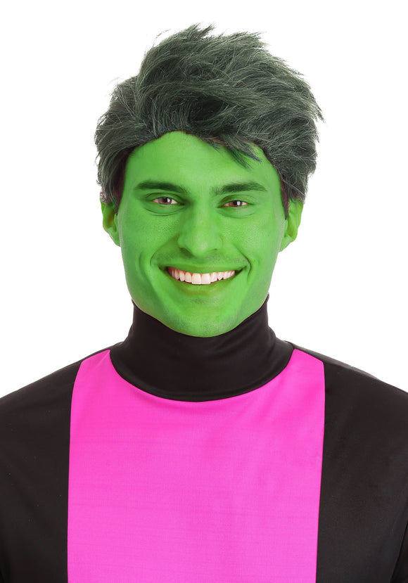 Green Shapeshifting Superhero Wig for Men