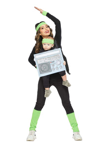 Baby Gym Instructor and Boombox Carrier Costume