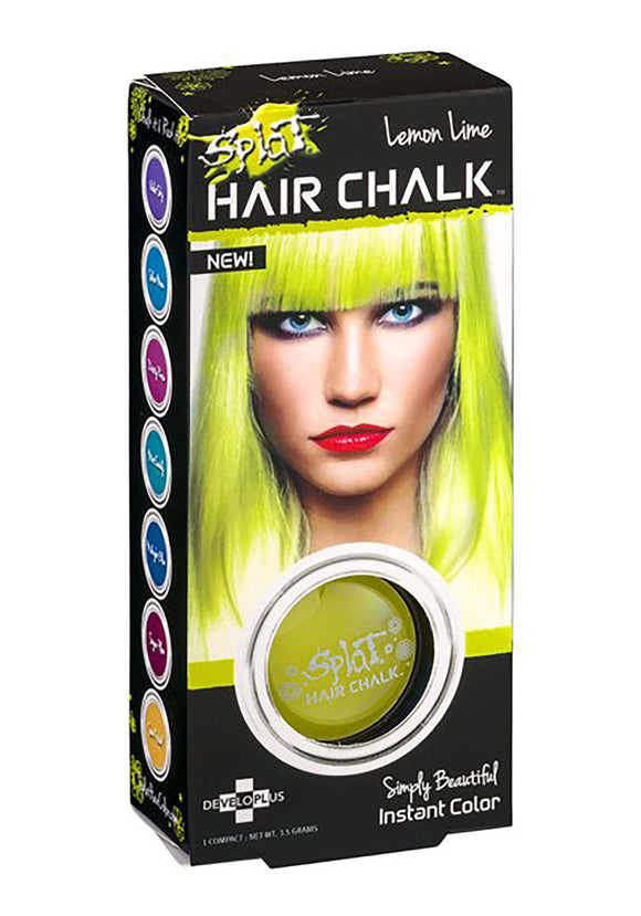 Splat Hair Chalk in Lemon Lime (Lime Green)