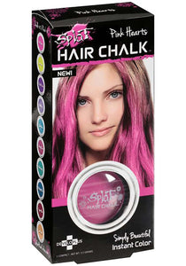 Splat Hair Chalk in Pink Hearts (Fuchsia)