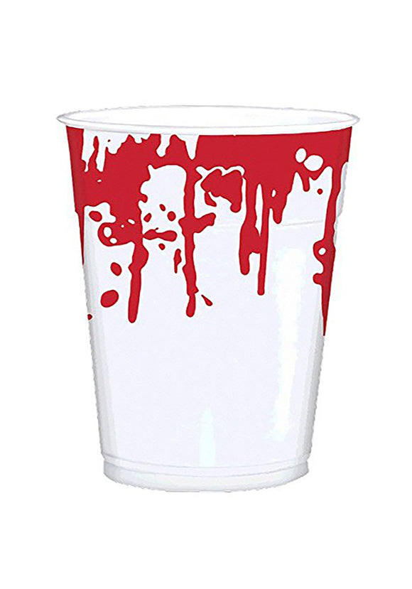 16 oz. Halloween Bloody Hand Prints Party Cups Pack of 25 Cups