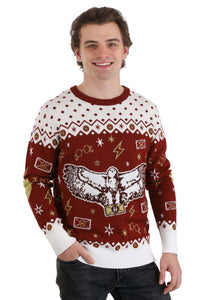 Harry Potter Adult Hedwig Ugly Sweater