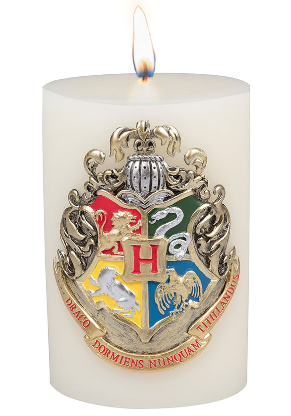 Sculpted Insignia Candle Harry Potter Hogwarts