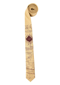 Adult Harry Potter Marauders Map Necktie