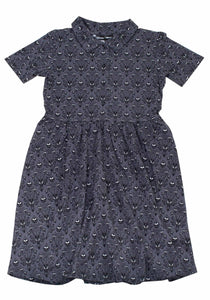 Cakeworthy Wallpaper Haunted Mansion Button Up Dress