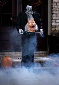 Head on a Platter Butler Light-Up Decoration