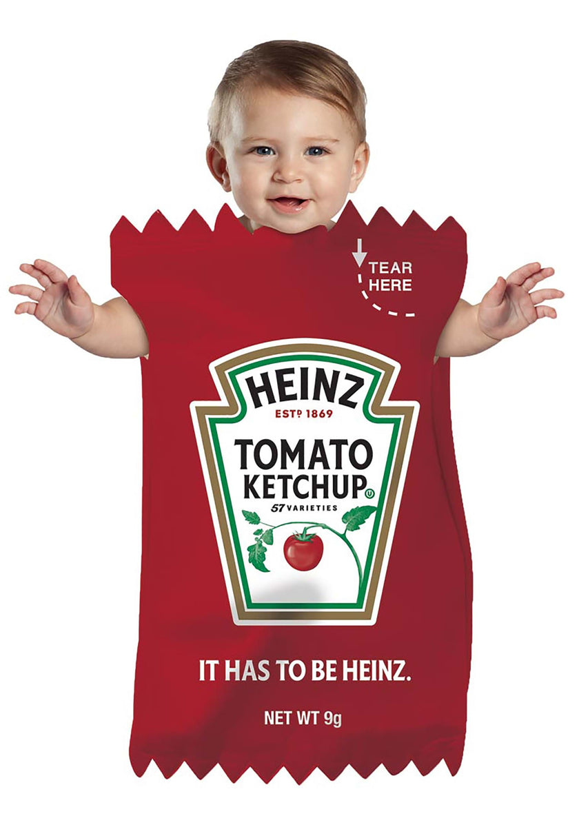 Infant Heinz Ketchup Packet Bunting Costume Kids Halloween Costumes