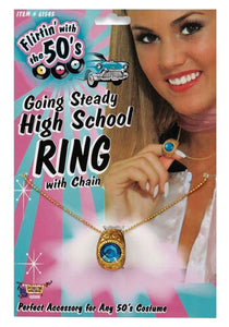 High School Class Ring Necklace