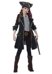 High Seas Captain Costume for Girls