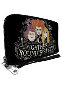 Hocus Pocus Gather Round Sisters Ziparound Wallet