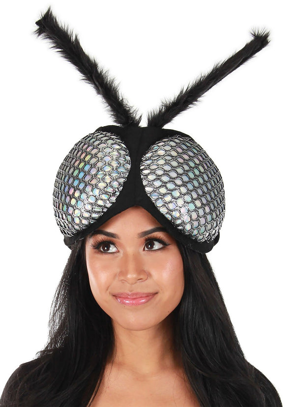 Holographic Large Fly Eyes Plush Headband