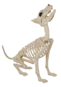 27" Howl At The Moon Skeleton Dog Halloween Decoration