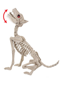 27" Animated Howling Bonez Skeleton Dog Prop