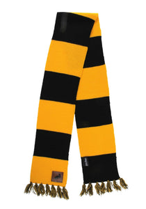 Harry Potter Hufflepuff Patch Striped Scarf