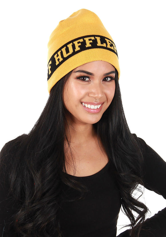 Hufflepuff Reversible Knit Yellow Beanie