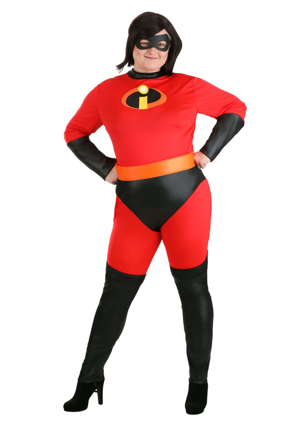 Incredibles 2 Classic Adult Plus Size Mrs. Incredible Costume