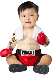 Boxer Costume for Infants | Baby Boxer Costume W/ Jumpsuit